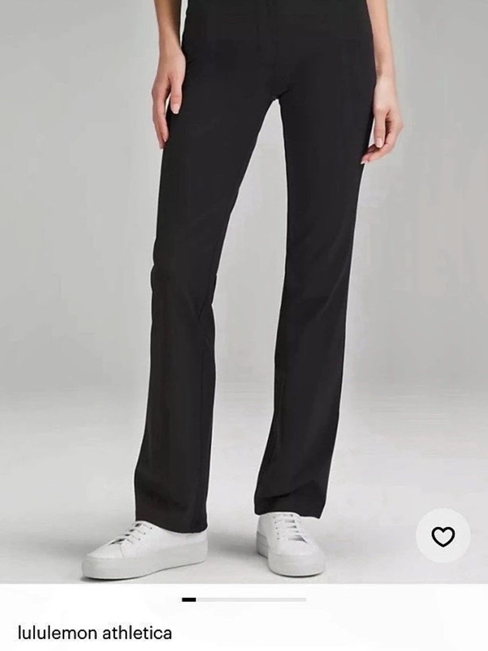 lululemon Smooth Fit Pull-On High-Rise Pant High-Rise Straight-Leg Pants Black